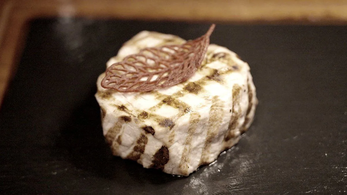 The same ingredients, plated by the resort kitchen