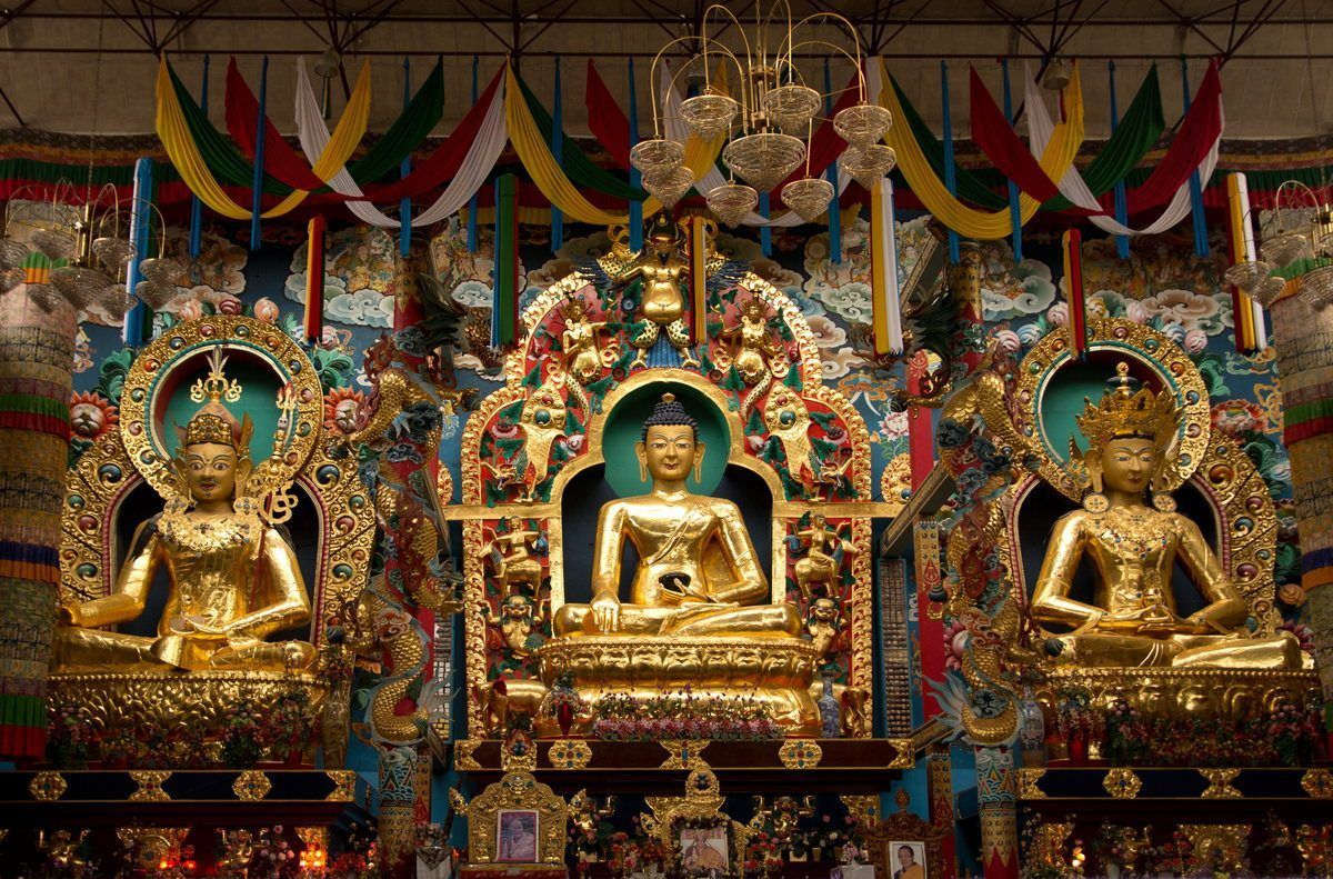 Temple interior