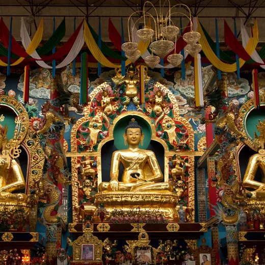 Temple interior