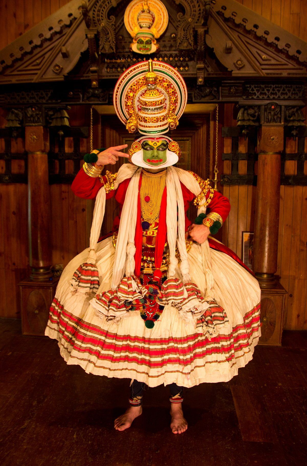 Kathakali performer, Kerala