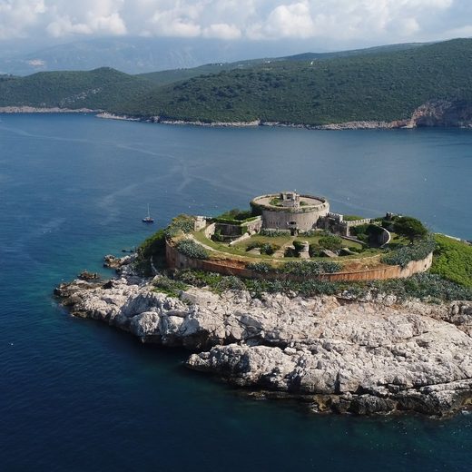 Island fortress, Montenegro