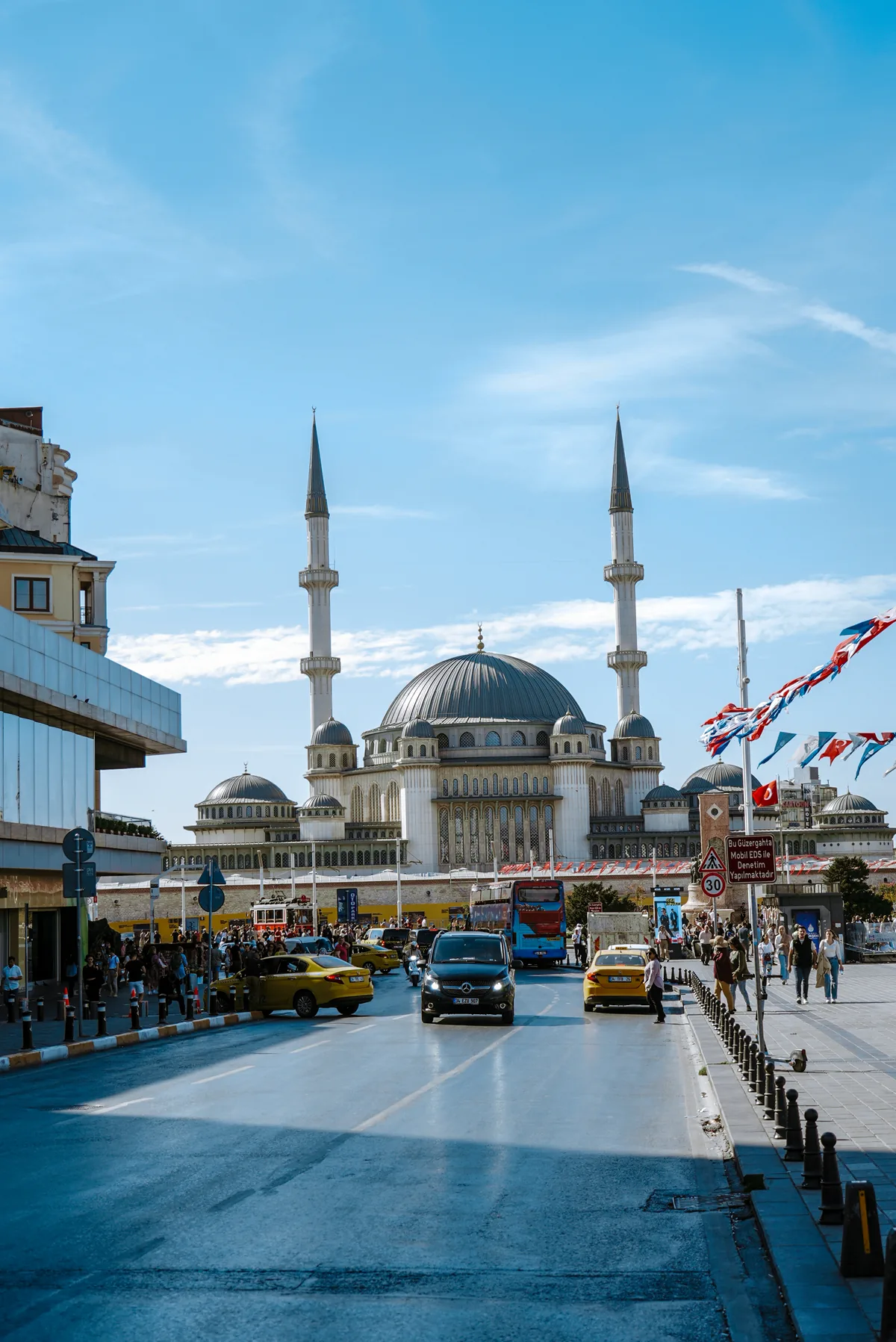 Taksim Mosque, from the top of the square