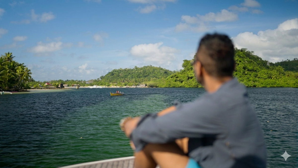 Out through the mangroves