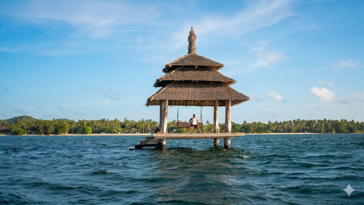 The overwater pavilion