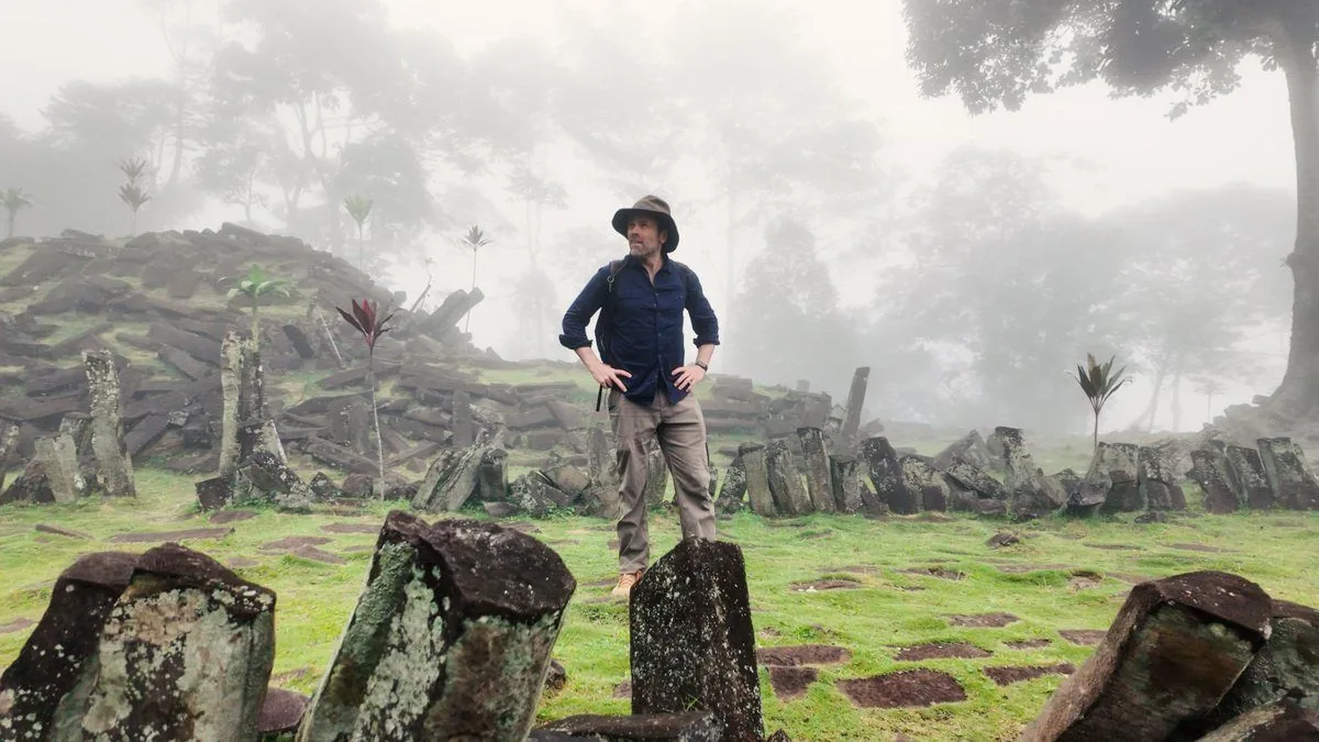 Among the megaliths at Gunung Padang