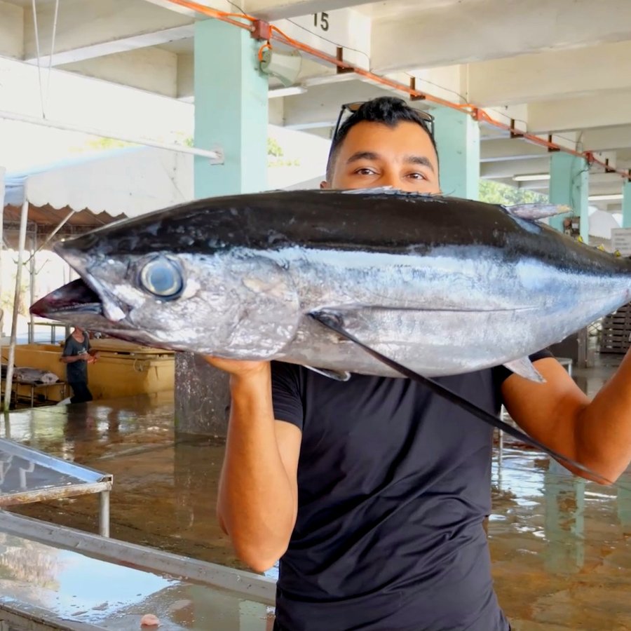 At the fish market