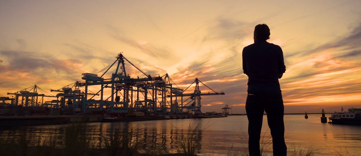 Titan — MedPort Tangier at sunset